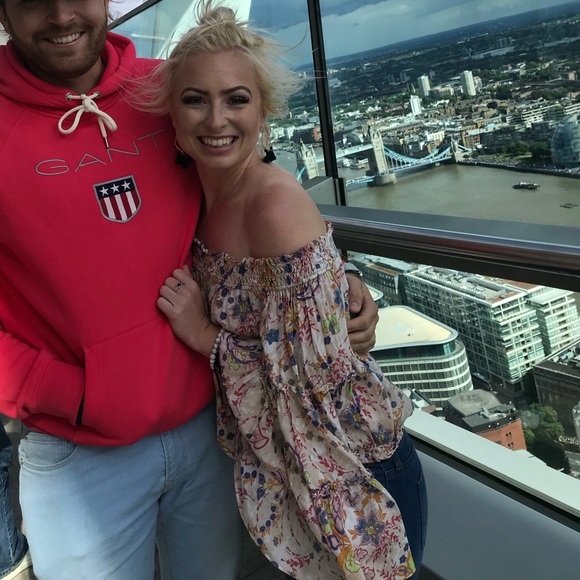 Free People off-the-shoulder floral top - Picture 5 of 5